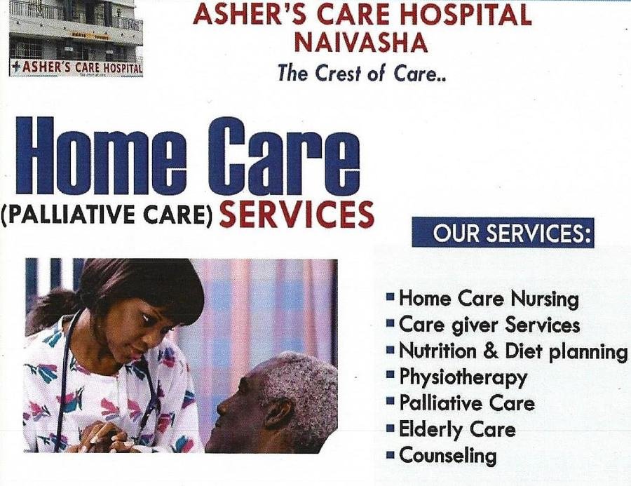 Asher's Care Hospital Palliative Care Services flyer